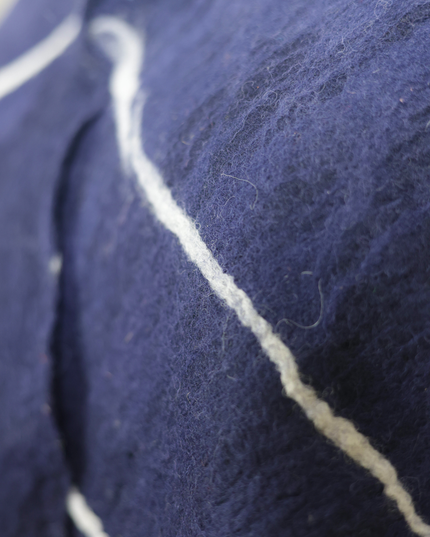 Handmade Merino Wool Wet Felted Naturally Dyed Scarf