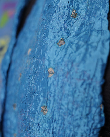 Handmade Merino Wool Wet Felted Naturally Dyed Scarf