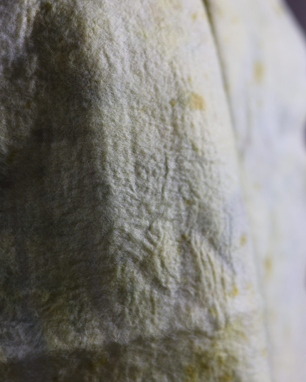 Handmade Merino Wool Wet Felted Naturally Dyed Scarf