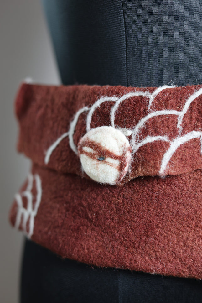 Handfelted Merino Wool Fanny Pack