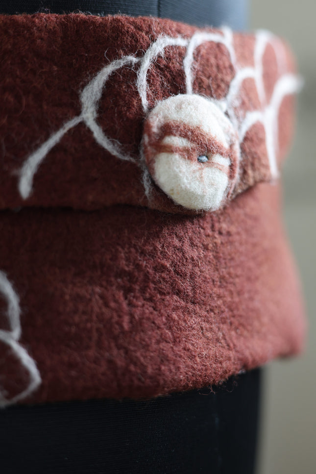 Handfelted Merino Wool Fanny Pack