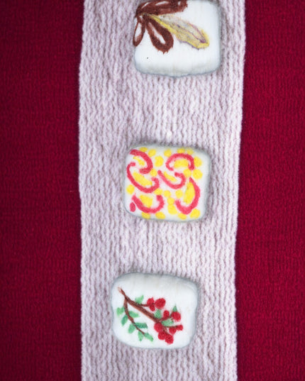 Handmade Merino Wool Felted Naturally Dyed Soap (Set of 3)