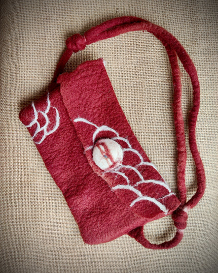 Handfelted Merino Wool Fanny Pack