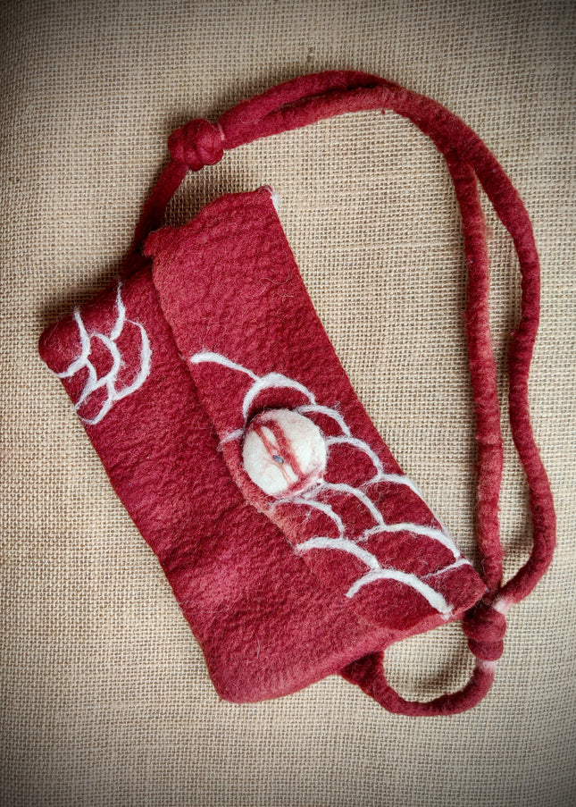 Handfelted Merino Wool Fanny Pack