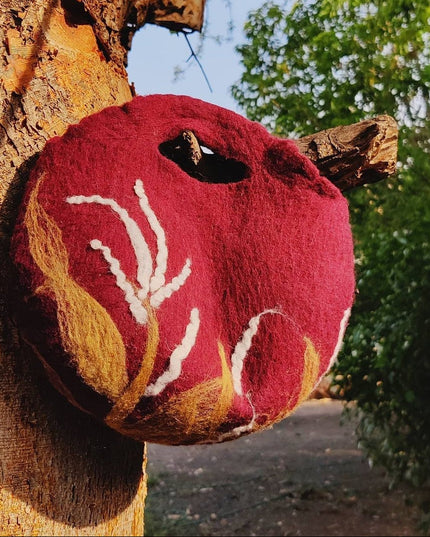 Handfelted Merino Wool Bag