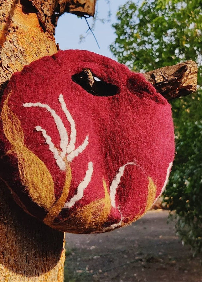 Handfelted Merino Wool Bag