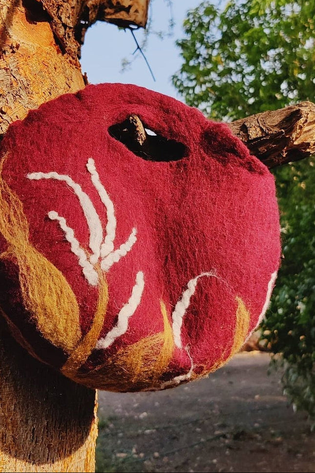 Handfelted Merino Wool Bag