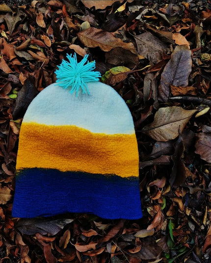 wet felted hat